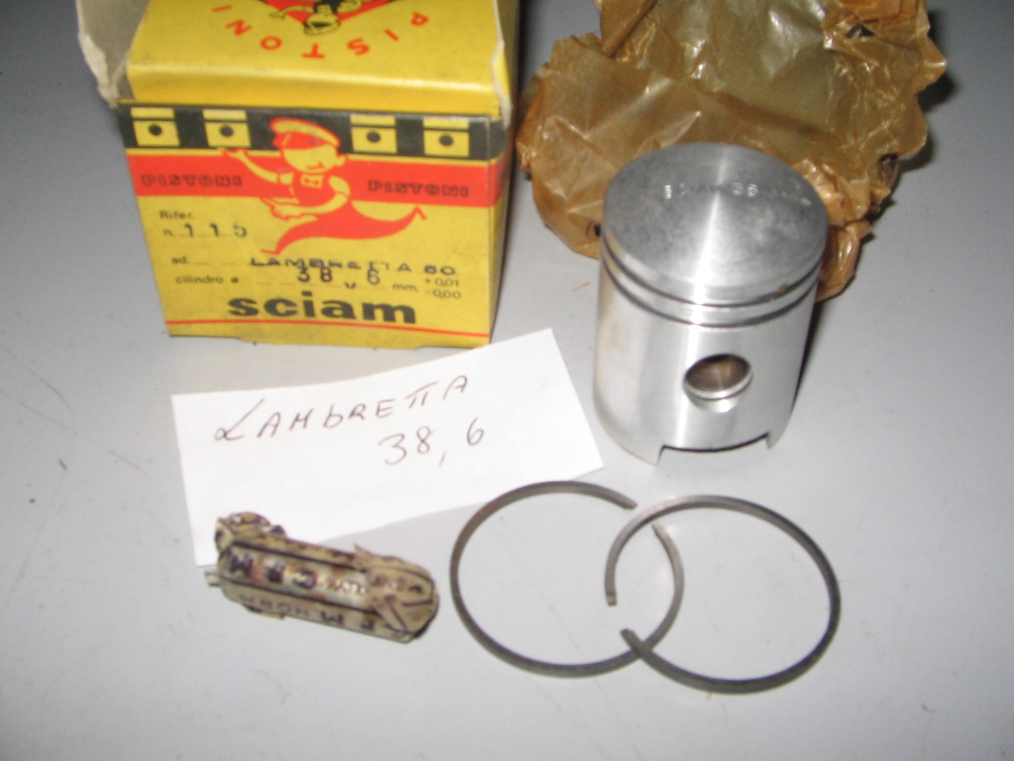 PISTONE LAMBRETTA 38,6 N.1.848